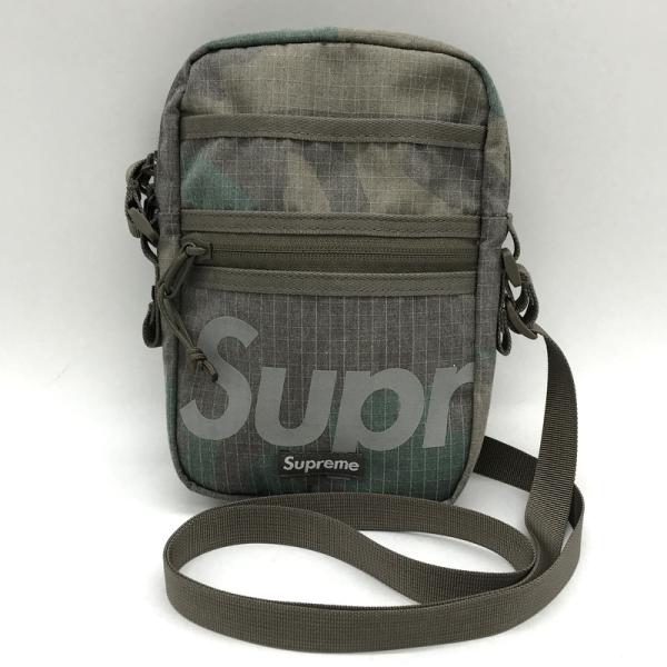 かやきSupreme ショルダーバッグ 紫と黄色のパターン 美品】Supreme ショルダーバッグ 紫と黄色のパターン