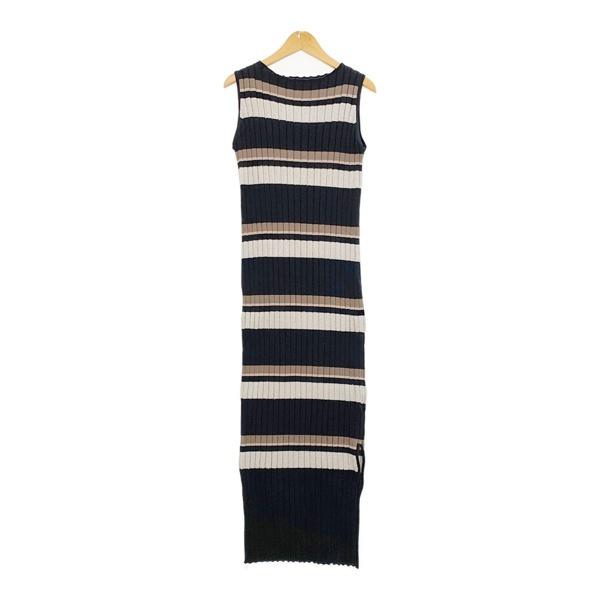 Herlipto ハーリップトゥ ニット ワンピース ボーダー Cotton Striped