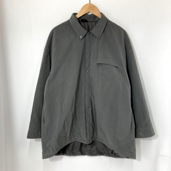 N.HOLLY WOOD エヌハリウッド プリマロフト中綿シャツブルゾン 2232-BL14-004 メンズ サイズ38 Mサイズ相当 グレー アウター A15338◆