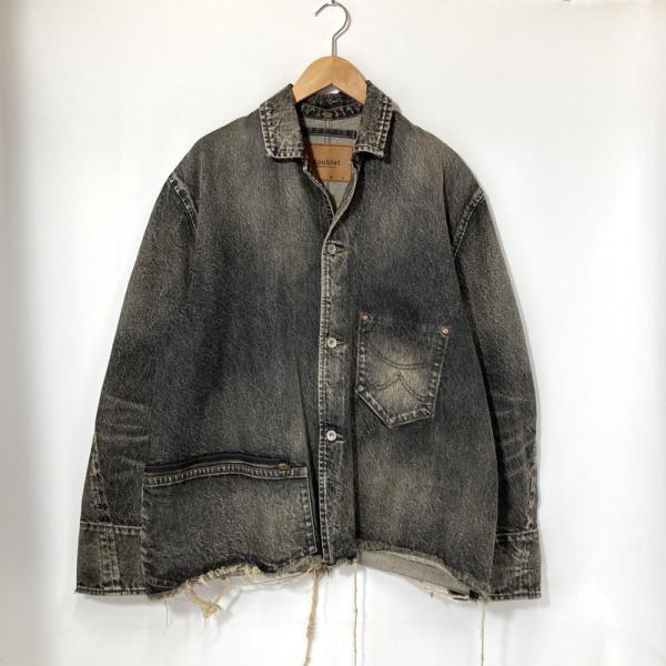 doublet（ダブレット） デニムジャケット 25SS USED FINISH DENIM