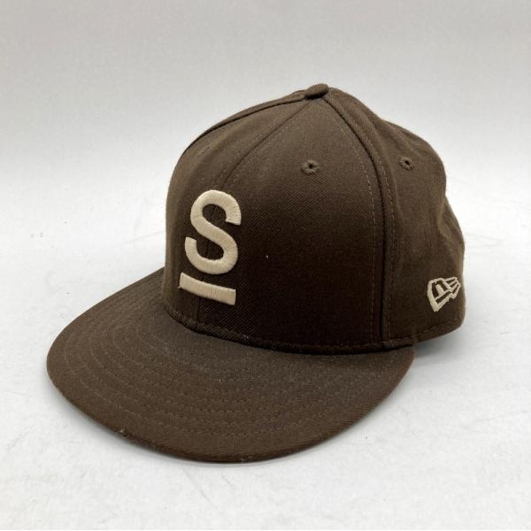 SUBWARE × NEW ERA サブウェア ニューエラ コラボ Sロゴ ベースボールキャップ メンズ 59.6cm サイズ7.5 ブラウン 帽子 B15820◆