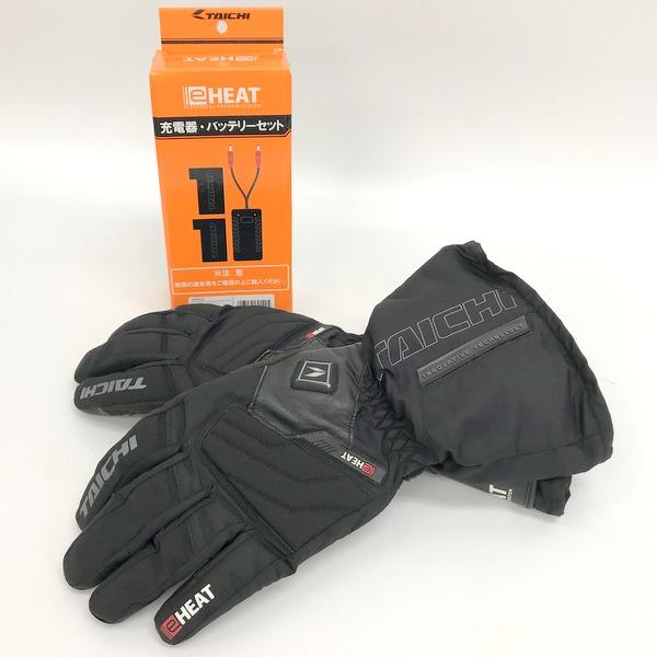 RSタイチ 電熱グローブ ハードプロテクター サイズM 充電器　バッテリー付属 RSタイチ 電熱グローブ ハードプロテクター サイズL 充電器