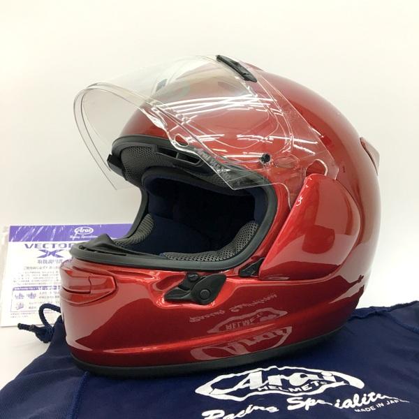Arai VECTOR-X フルフェイスヘルメット PINLOCKシート装着 除菌消臭済 Arai VECTOR-X フルフェイスヘルメット PINLOCKシート装着 除菌消臭済
