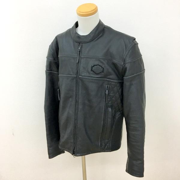 HARLEY DAVIDSON シングルライダース レザージャケット ライナー付 革