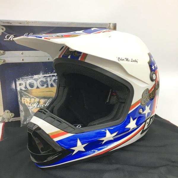 Rock Hard EVEL Knievel Color Me Lucky オフロードヘルメット Rock Hard EVEL Knievel Color Me Lucky オフロードヘルメット