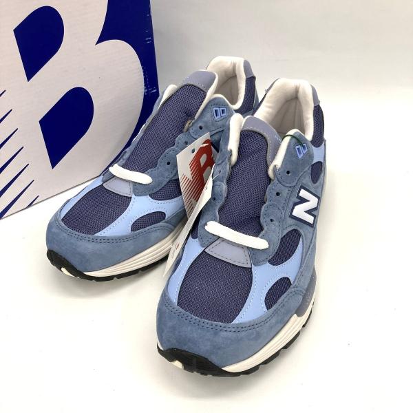 New Balance ニューバランス スニーカー 992 U992TO 新品同様 ブルー系 シューズ 27cm 箱付き 靴 ★ SS401