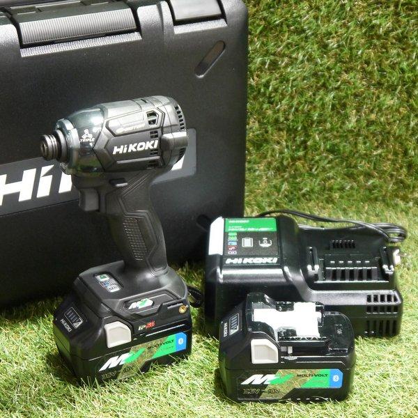 ハイコーキ コードレスインパクトドライバ WH36DC 2XPBS フルセット