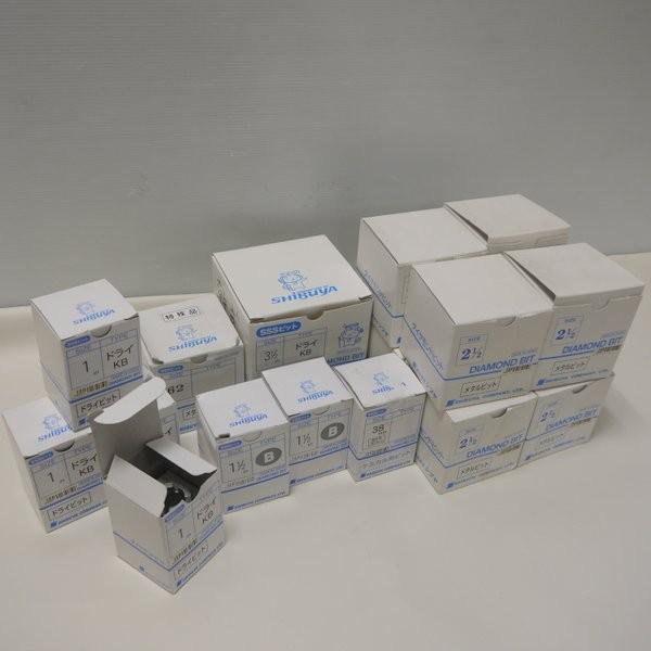 シブヤ ダイヤモンドビット 各種全17箱 未使用 SSSビット シブヤ ダイヤモンドビット 各種全17箱 未使用 SSSビット