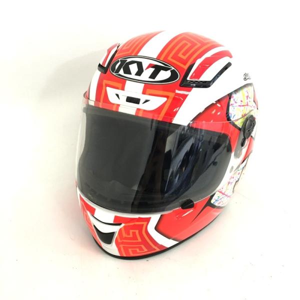 女性ワンオーナー KYT フルフェイス ヘルメット KYT ケー・ワイ・ティー KR-1 シモーネ・コルシ レプリカ フルフェイス
