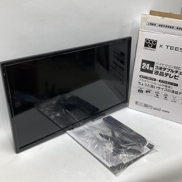olympic × TEES 24型ハイビジョン対応3波ダブルチューナー液晶テレビ