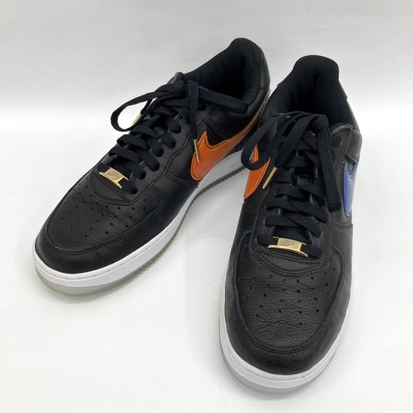 NIKE ナイキ AIR FORCE 1 LOW KITH New York Knicks CZ7928-001 スニーカー 27cm メンズ ブラック 靴 ★404