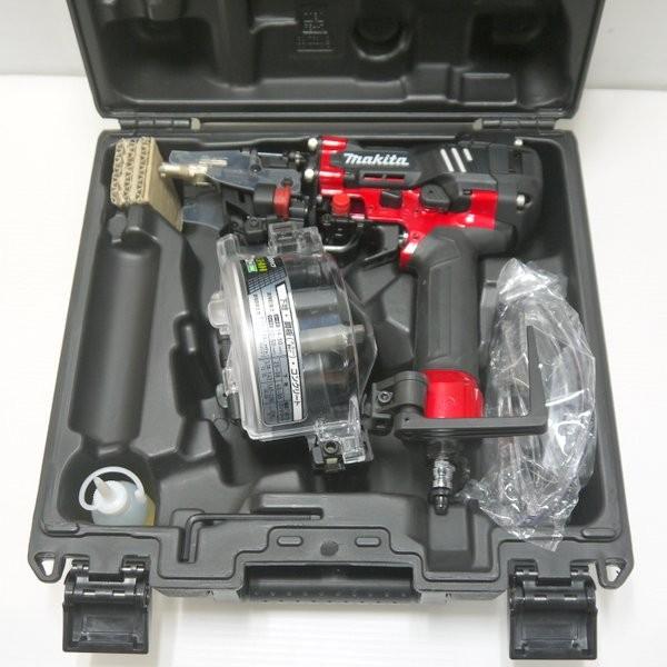 マキタ 50mm 高圧エア釘打 AN534H 赤 ほぼ未使用 エアダスタ付