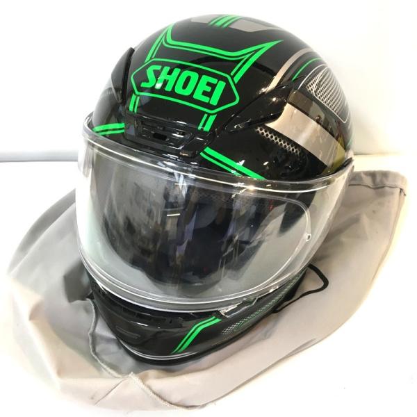 SHOEI Z-7 DOMINANCE ヘルメット　グリーン SHOEI ショウエイ Z-7 DOMINANCE フルフェイスヘルメット 除菌消臭済 L