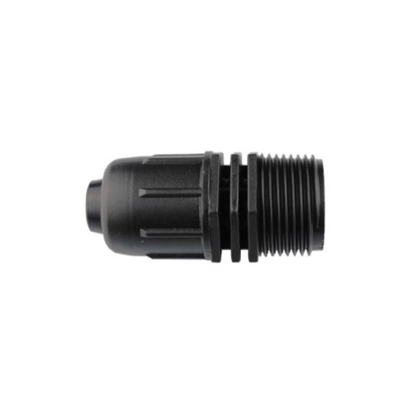 イリテック点滴パイプ継手オスアダプターAP-P1320 PP13mm × 3/4