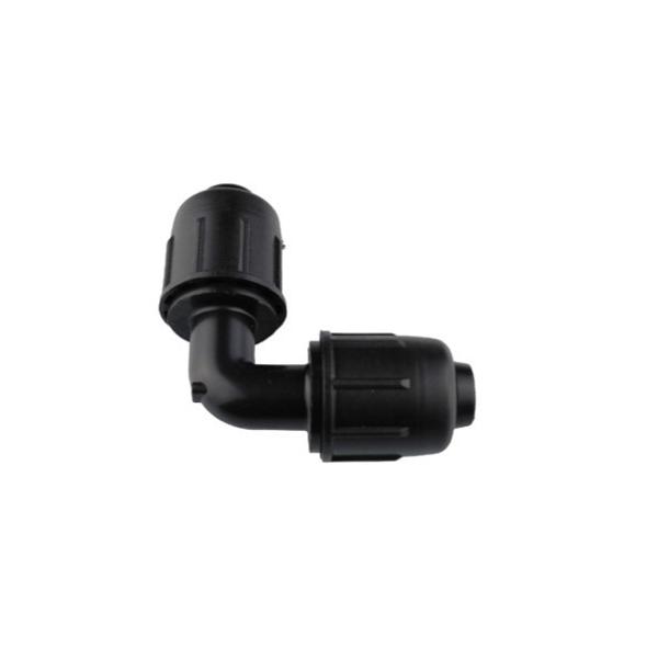 イリテック点滴パイプ継手エルボAP-P13L PP13mm × PP13mm