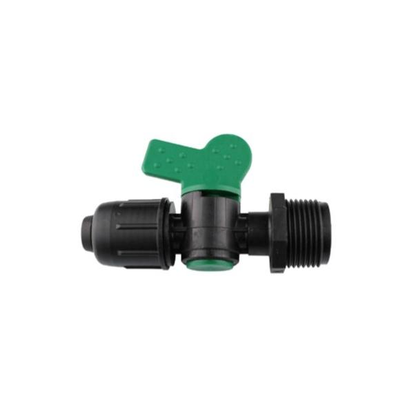 イリテック点滴パイプ継手コンパクトバルブオスアダプターSVC-P1320 PP13mm × 3/4