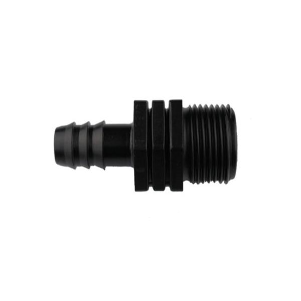 イリテック点滴パイプ継手オスカップリングAP-1313M PP13mm × 1/2