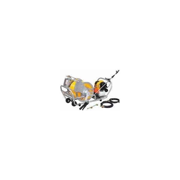 吐出ホース Φ6x100m(リール付) 4サイクルエンジン [分離型] 工進 MS-ERH100 エンジン式小型動噴 ガーデンスプレーヤー
