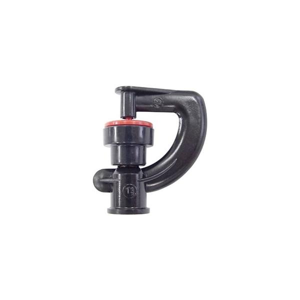 霧雨のように細やかな水滴を降らせます。ゴミ、昆虫等の侵入を防ぐ構造。サンライザーセットやポータブルセット等に使うスプリンクラー。内部に虫やゴミが入りにくい構造。接続のための取り付け部無し。用途水稲育苗、イチゴ育苗、軟弱野菜、花卉のかん水、し...