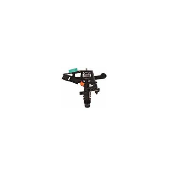 イリテック　プラスパート式インパクトスプリンクラー1/2“全円（散水範囲調整式）穴径3ｍｍ　VYR-802AG-X仰角25°シングルノズル