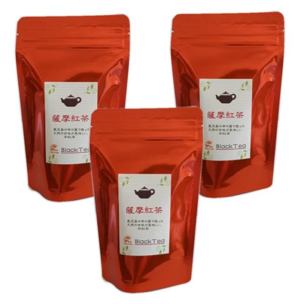 送料無料  薩摩紅茶3ｇ×10ｐ入×３個セット 鹿児島県産 和紅茶 国産 やぶきた 紅ふうき （レターパックでのお届け。配達指定不可）