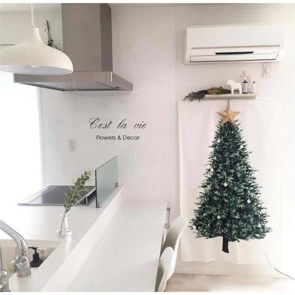 ★クリスマスツリーのタペストリーは、クリスマスの時期にどんな部屋でも目を引く焦点になります。伝統的な木のようにスペースを取りすぎず、部屋の壁などの単調なスペースを素晴らしい雰囲気で飾ることができます。クリスマスシーズンにぴったりのアクセサリ...