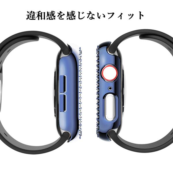�A�b�v���E�H�b�`�o���h�J�o�[�Z�b�g Apple watch�x���g�J�o�[ ��̌^ �V���R�� �_�u���X�g�[�������K���X�J�o�[ 40 41 42 44 45 46 49mm ���i�摜4