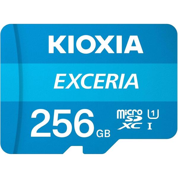 KIOXIA(キオクシア) 旧東芝メモリ microSD 256GB UHS-I Class10 (最大読出速度100MB/s) KLMEA256G