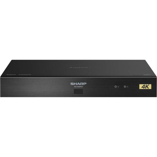 シャープ 4Kチューナー 新4K衛星放送対応 220×146×34mm 4S-C00AS1