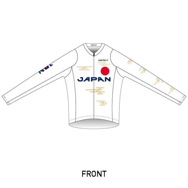 受注生産》PROエアロST長袖ジャージ(LAST) Team JAPAN統一