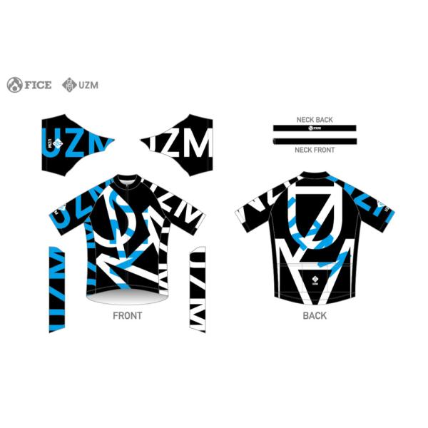 FICE UZM クッピーラムネ サイクルジャージ Mサイズ ステッカー FICE UZM クッピーラムネ サイクルジャージ Mサイズ ステッカー