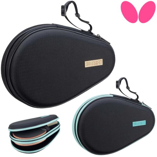 独立した2つの収納スペースが、ラケット同士の接触による傷みを防ぎます。●商品名　バタフライ ハードフルケース・プロ 63470●カラー070：ゴールド112：ミント●サイズW18×H29×D6.5cm●素材生地＝ポリエステル250デニールプ...