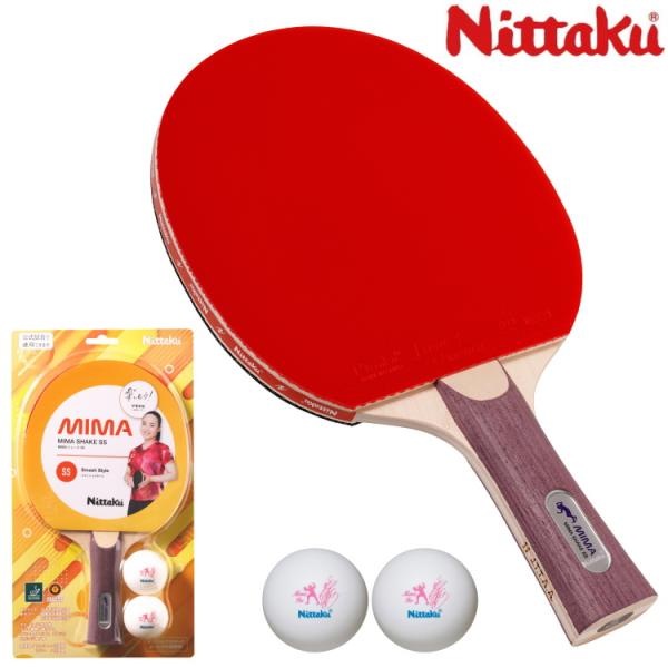 卓球ラケット ニッタク Nittaku MIMAシェーク SS 貼り上げラケット 伊藤美誠シリーズ NH-5157