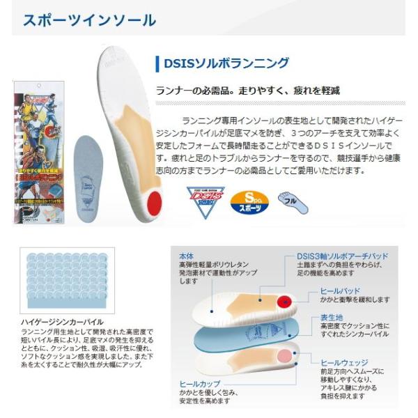 SORBO（ソルボ） インソール DSIS ソルボランニング(2Lサイズ：) 中敷