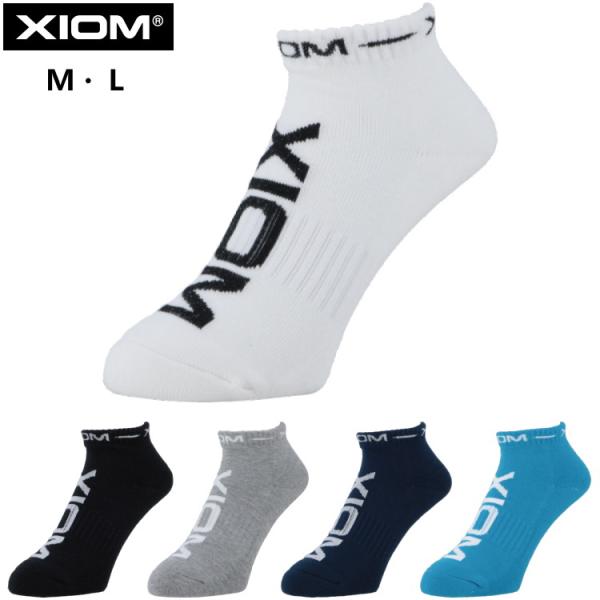 ●商品名XIOM卓球ソックスカラーアンクルソックス　SOC000030●カラー ホワイト・ブラック・グレー・ネイビー・スカイ ●サイズM（22.0〜24.5cm）L（25.0〜27.5cm）●丈　ショート丈  ●素材  綿・ポリエステル・ポ...