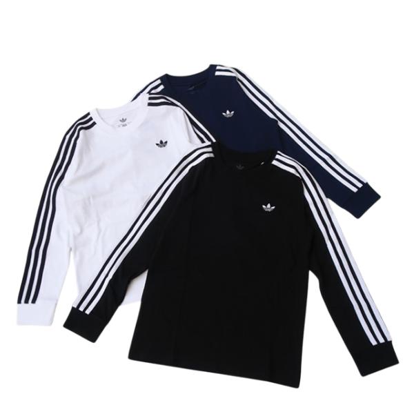 ●ネコポス1点まで発送対応 アディダス オリジナルス tシャツ 長袖 キッズ 子供 スリーストライプス 白 黒 紺 cz552 HZ9503/HZ9504/KR6505 adidas originals