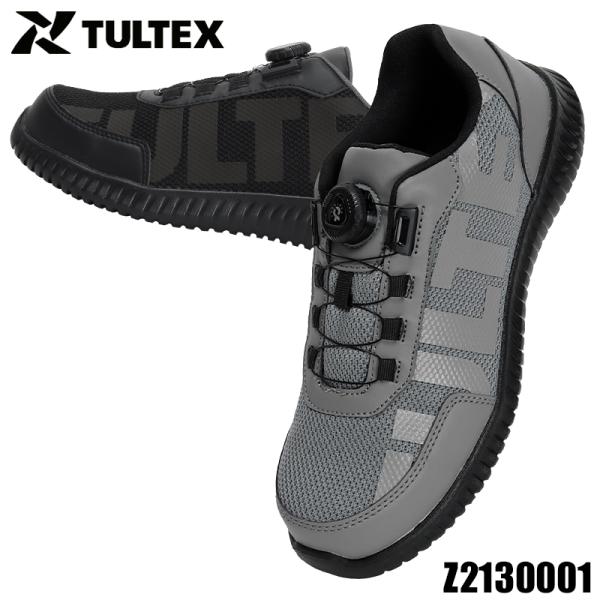 安全靴・安全スニーカー TULTEX タルテックス z2130001規格---アッパーニット+合成皮革ソール発泡ゴム先芯樹脂重量約287g（26.0cm片方重量）足幅---サイズレンジ24.5cm / 25cm / 25.5cm / 26c...
