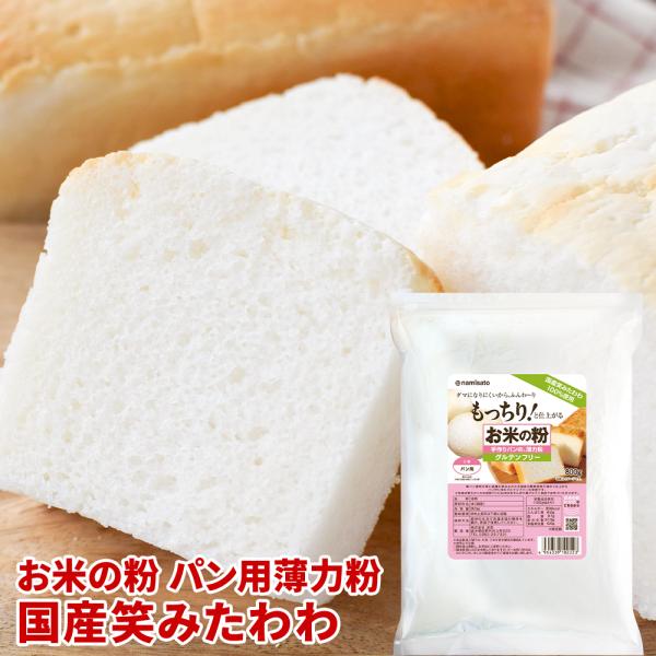 米粉 パン用 お米の粉 パン用薄力粉 笑みたわわ 900g 送料無料 グルテンフリー パン 国産 無添加 ミズホチカラ