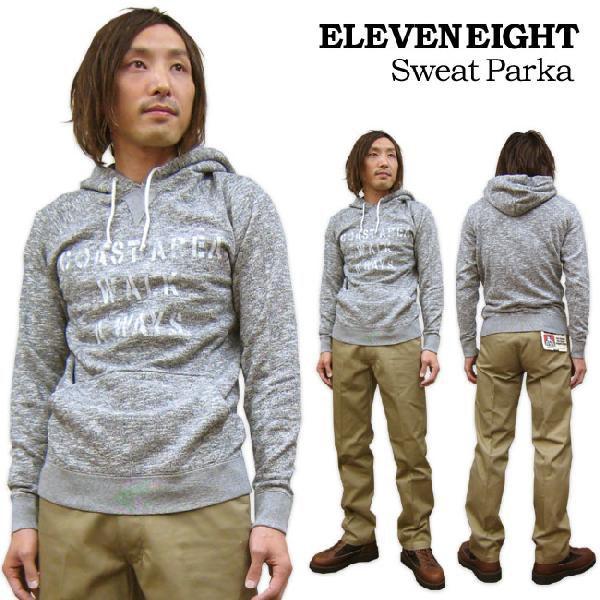 ELEVEN EIGHT LIGHT WEIGHT PRINT SWEAT PARKA ライトウェイト