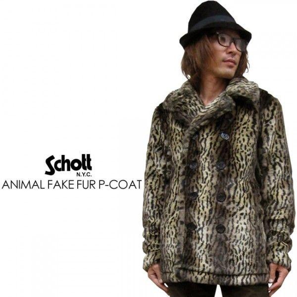 Schott N.Y.C ショット アニマル ボア(フェイクファー Schott N.Y.C ショット アニマル ボア(フェイクファー