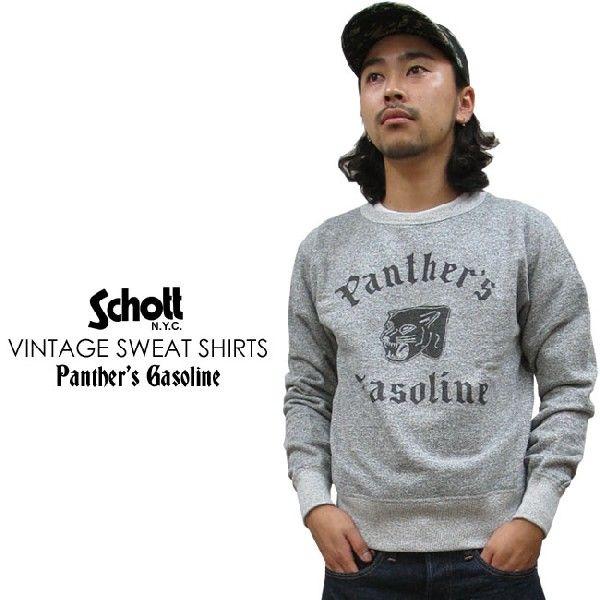 Schott N.Y.C（ショット） SCHOTT スウェットシャツ（Panther's