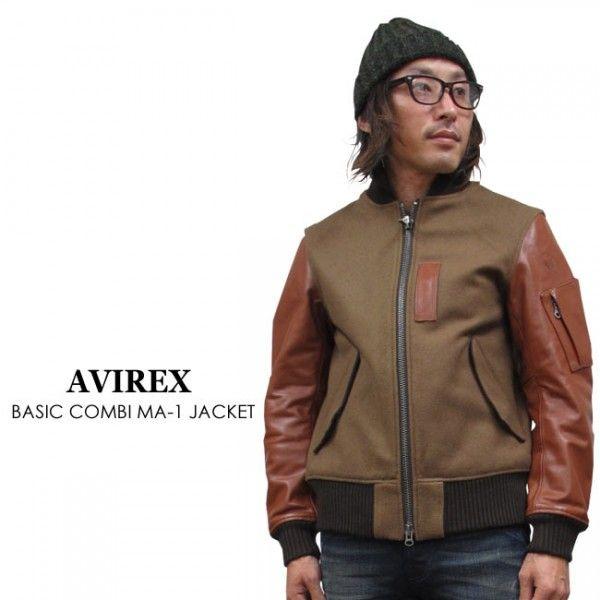 AVIREX（アヴィレックス） ベーシックコンビ MA-1 ジャケット : SUPER