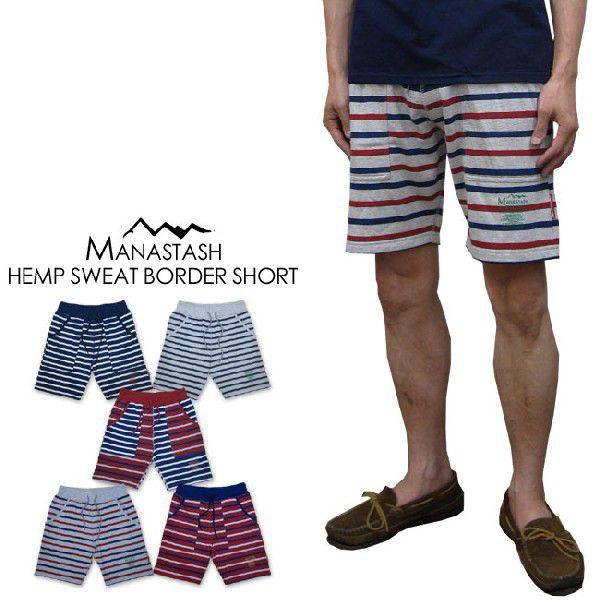 ハーフパンツ メンズ/MANASTASH マナスタッシュ ヘンプ スウェット