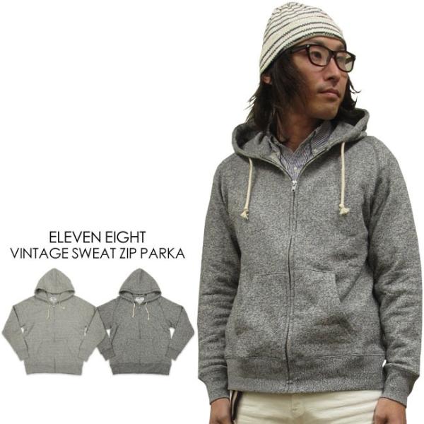 ELEVEN EIGHTの薄手パーカー イレブンエイト七分丈パーカー super-rag_721-014