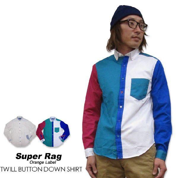 Schott N.Y.C シャツ メンズ /SUPER RAG Orange Label スーパー