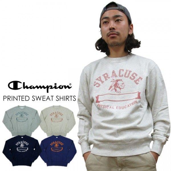 Champion（チャンピオン） カレッジプリント スウェットシャツ