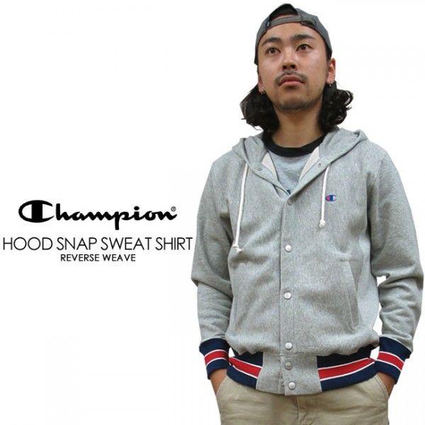 Champion（チャンピオン） リバースウィーブ フード スナップ スェット