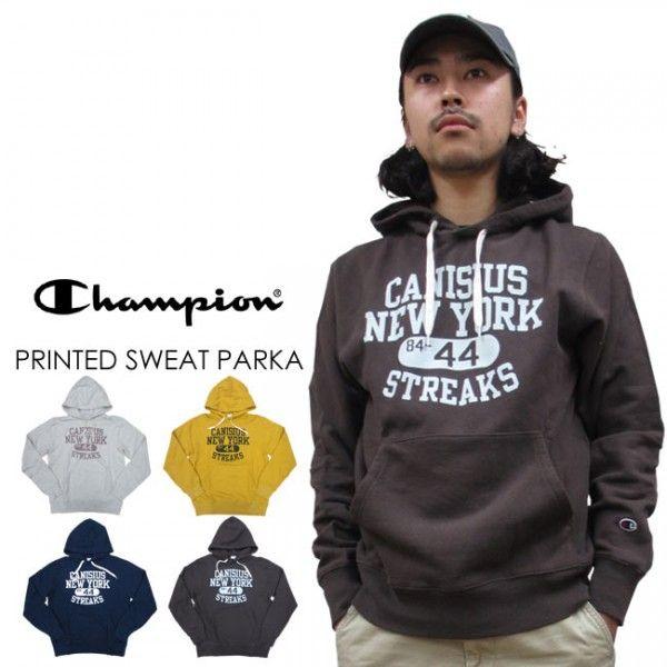 Champion（チャンピオン） カレッジプリント スウェットパーカー 