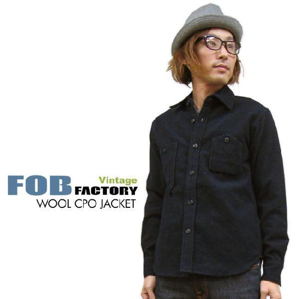 FOB FACTORY エフオービー ファクトリー WOOL CPO SHIRT JACKET ウール