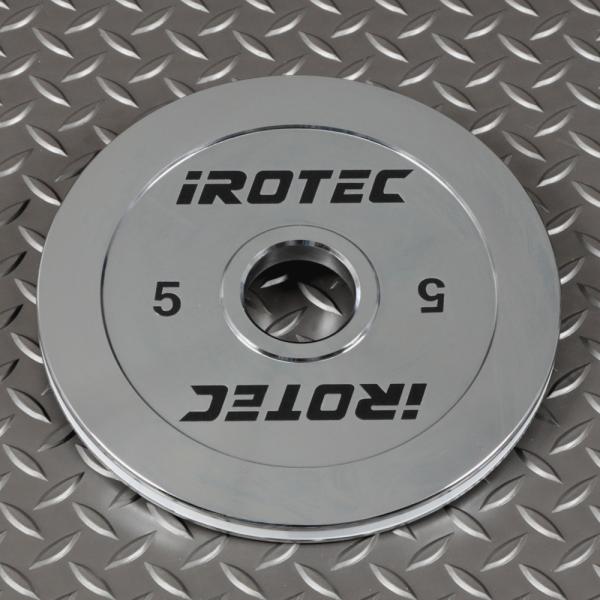 IROTEC（アイロテック） オリンピッククロームプレート5KG【1枚】 穴